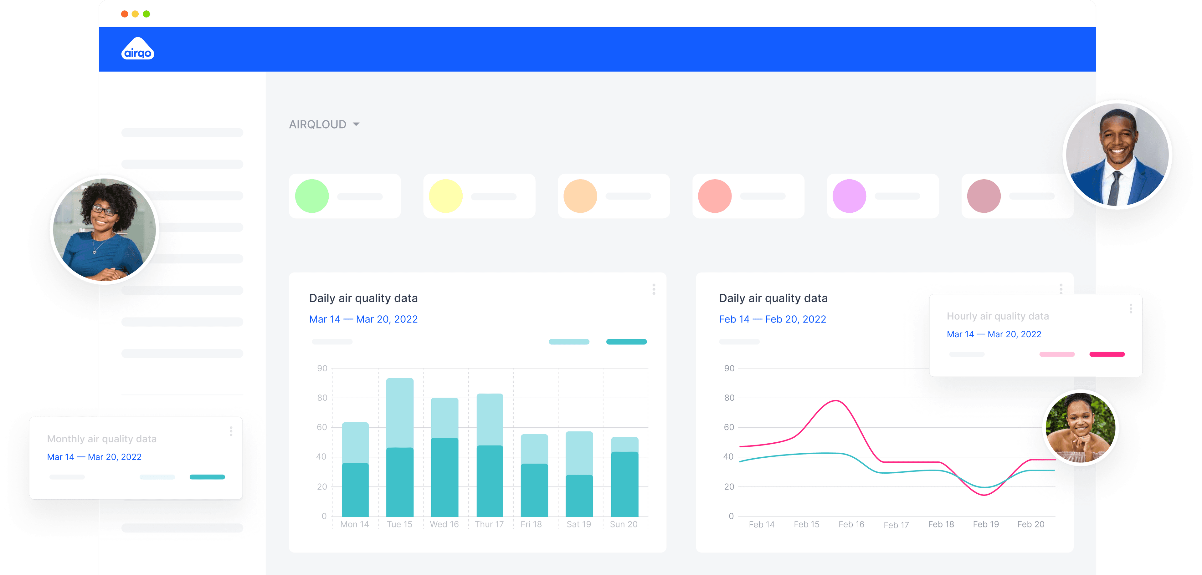 An interactive air quality analytics platform