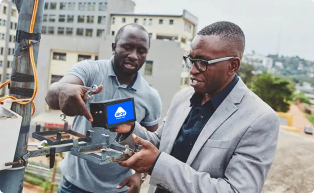 Air quality monitor installation